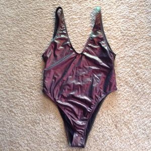 NWOT Sports Illustrated iridescent one piece